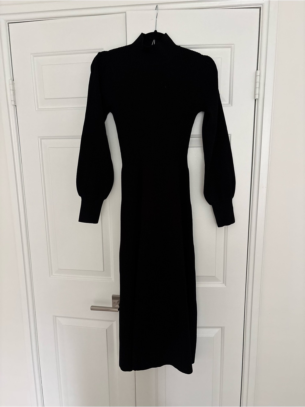 Hill House Black Long-Sleeve Maxi Knit Dress - Picture 2 of 4